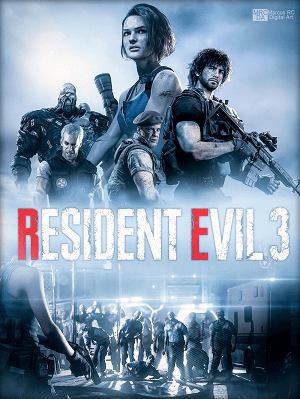 Resident Evil 3 Remake постер
